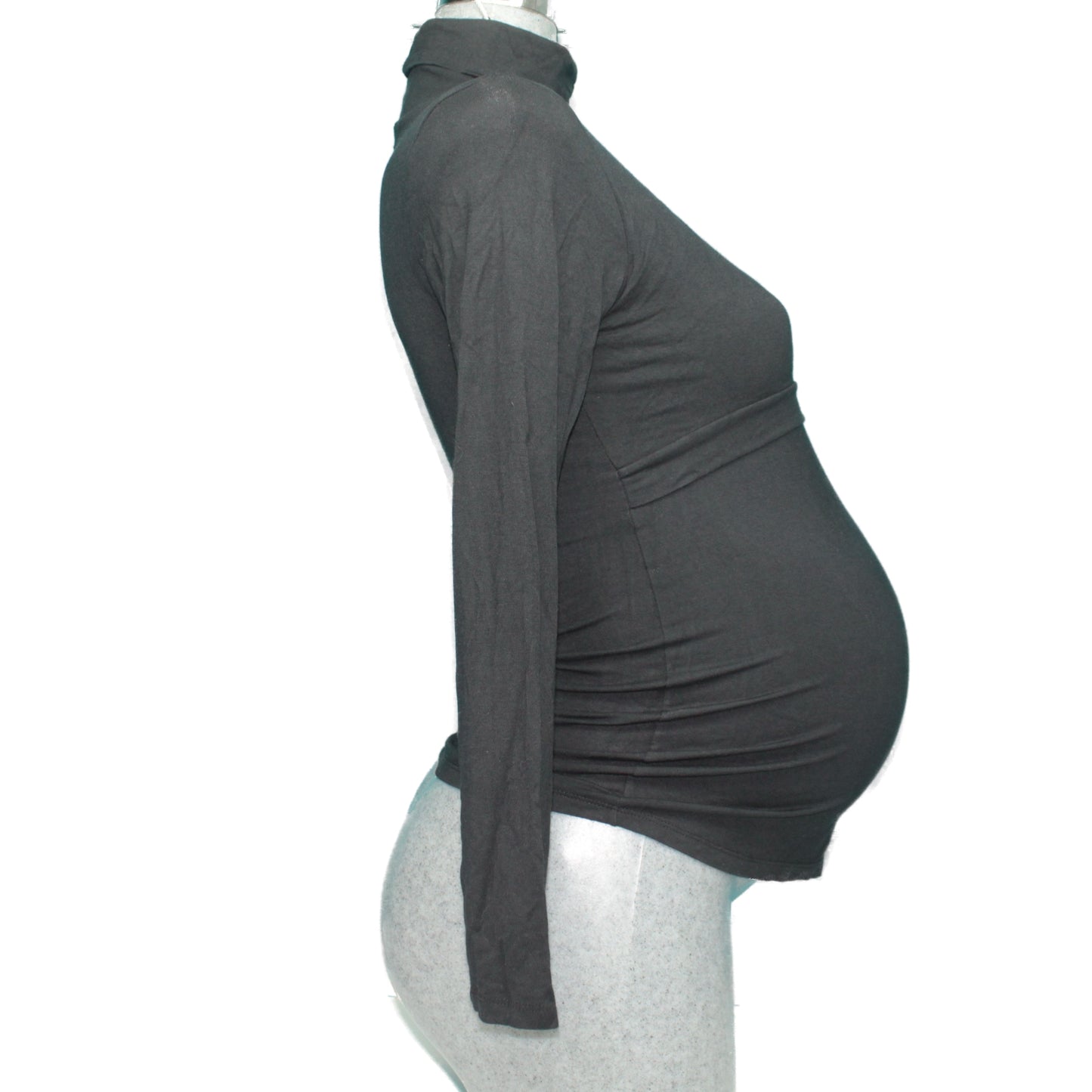Blusa negra manga larga maternidad Talla M