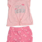 Conjunto blusa y short rosa 0-3 meses